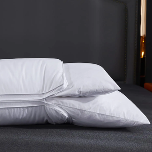 <span class=keywords><strong>Oreiller</strong></span> intérieur en plumes <span class=keywords><strong>d</strong></span>'<span class=keywords><strong>oie</strong></span> à couche réglable avec <span class=keywords><strong>taie</strong></span> <span class=keywords><strong>d</strong></span>'<span class=keywords><strong>oreiller</strong></span> extérieure remplissant de polyester doux avec <span class=keywords><strong>oreiller</strong></span> de lit assemblé 100% coton - Product Image 2