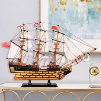 Maquette de bateau HMS Victory, modèle de navire à voiles en bois, collection, cadeau pour homme, décoration maritime pour la maison, décoration originale pour le salon