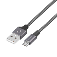 Chargeur rapide de mm, câble Micro USB en nylon tressé, 1m