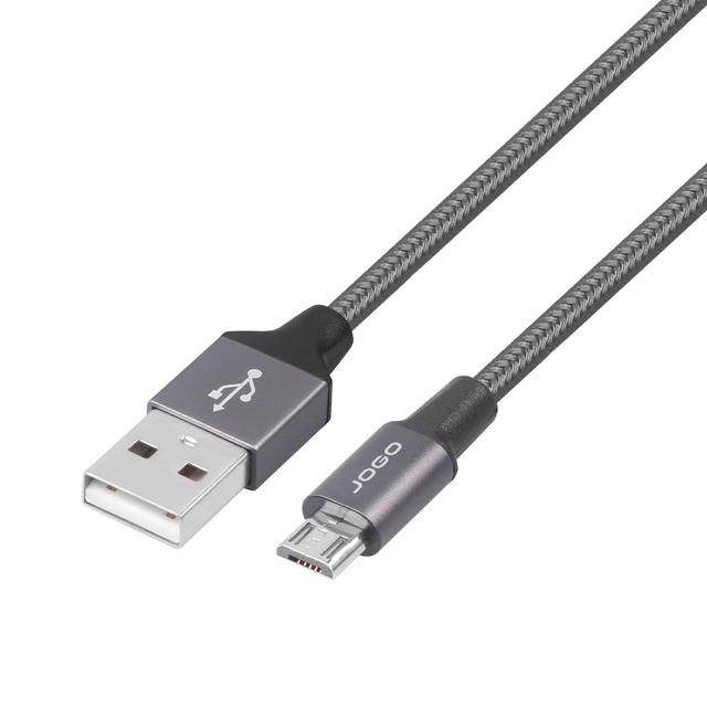 Mobile Metal Fast Charger Nylon Braided Micro USB Cable 1m