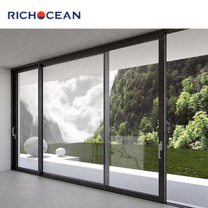 <span class=keywords><strong>Porte</strong></span> <span class=keywords><strong>Coulissante</strong></span> en Aluminium RICHOCEAN avec Rail Pré-Intégré, Double Vitrage Low-E pour Maison - Product Image 5
