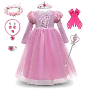 TV & Movie Costumes Sophia Rapunzel Dress Girl Princess Dress Performance Halloween Princess Girl Cosplay costume