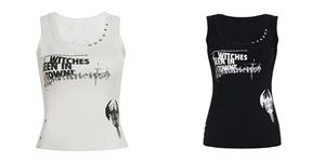 Vente en gros de camisoles pour femmes, respirantes, en tricot, style streetwear hip-hop, couleur unie, design punk sans manches - Product Image 6