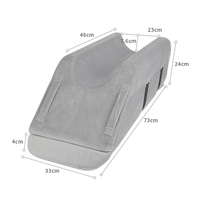 Oreiller d'élévation de jambe en mousse à mémoire de haute qualité avec design ergonomique pour un confort et un soutien ultimes