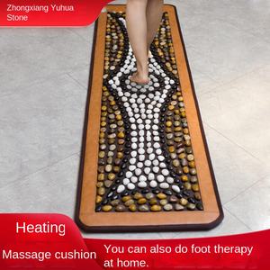 Kiesel Fuß massage Decke Regen Blume Stein Finger Druckplatte Gesichts therapie Lauf matte Stein Road Point Massage gerät - Product Image 2