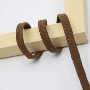 Bande élastique double creuse recyclée, largeur personnalisée 5 mm 8 mm, épaisseur 2,5 mm, certification GRS - Product Image 2