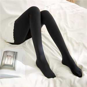 Leggings en <span class=keywords><strong>polaire</strong></span> jambes nues minces collants pour femmes <span class=keywords><strong>grande</strong></span> <span class=keywords><strong>taille</strong></span> garder au chaud pantalon - Product Image 3