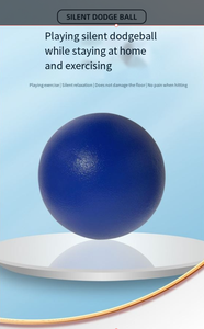 كرة إسفنجية مرنة صلبة بحجم 18 سم للبيع بالجملة، كرة دودج بول مجنونة بطيئة الارتداد لتخفيف التوتر، كرة دودج بول إسفنجية - Product Image 4