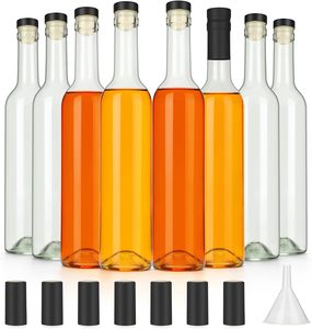 Gran oferta, botellas de <span class=keywords><strong>vino</strong></span> de vidrio de 500ml <span class=keywords><strong>con</strong></span> tapón de rosca de polímero de madera, tapas vacías de elaboración casera para <span class=keywords><strong>vino</strong></span> - Product Image 2