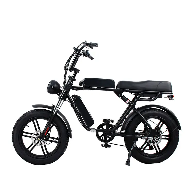 دراجة كهربائية 20 بوصة الدهون الكهربائية دراجة/48V 500W 750W موتور إطار فولاذي e الدراجة التعليق الكامل/7 سرعة الدهون موتور e الدراجات