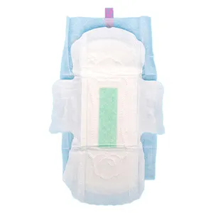 Serviettes hygiéniques pour femmes avec surface en coton pur super absorbant nouvel emballage femmes Toallas sanitarias