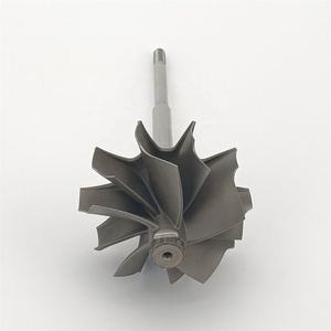 GT4088R 升级版 5+5 叶片涡轮涡轮轴 449208-8 适用于 751470-1/2/3 G 系列滚珠轴承 GTX40R GTX4088R (68/77mm) - Product Image 1