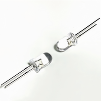 Diode LED blanc froid 5 mm T-1 3/4 à montage traversant 12000-15000 mcd 9000-12000 K 80 mW 25 mA Lampe indicatrice