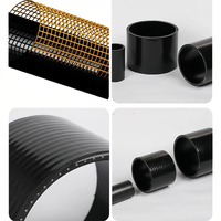 Tuyau composite HDPE renforcé en acier DN100 DN150 DN200 DN250 PN10 PN16 PN25 pour l'industrie pétrolière, gazière et minière