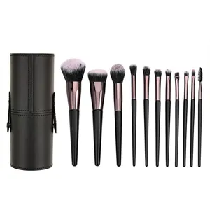 Factory Wholesale Suppliers Oem Professional Custom Private Label Luxury Makeup Brush Set With Pu Box