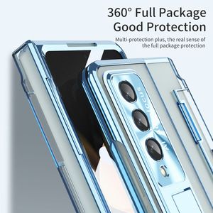 Para Samsung para Galaxy Z Fold 5 Case Business con película protectora Pen Material de TPU Embalaje conveniente para Fold 4 Fold 3 Phone - Product Image 4