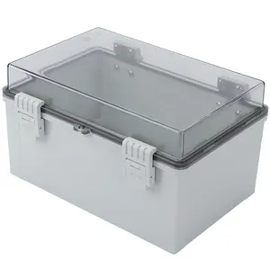 300*200*170mm Transparent Waterproof ABS PC Junction Box Electrical Project Box Enclosure Instrument Case Wiring Connection Box