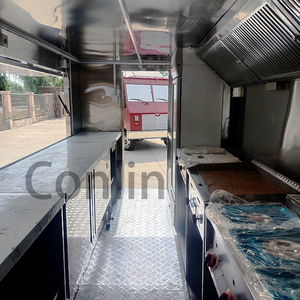 Camion de nourriture multifonction personnalisé équipement de cuisine restaurant pizza camion de nourriture ou <span class=keywords><strong>remorque</strong></span> chariot de salle à manger en acier inoxydable à vendre - Product Image 6