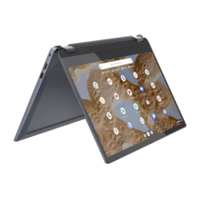 Notebook belajar siswa murah Intel 15 inci 8 GB IdeaPad Flex 3i Chrome OS eMMC 64 GB Wi-Fi 6 garansi 1 tahun
