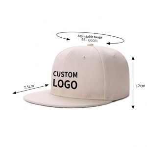 Gorra de Béisbol Unisex Ajustable de 6 Paneles, 100% Algodón, con Visera Plana, Bordado 3D, Estilo Hip Hop, para Ciclismo al Aire Libre, Fiestas y Viajes - Product Image 5