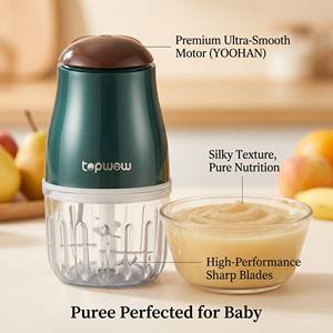 Robot culinaire pour bébé intelligent et portable, avec fonctions de hachage, de mixage et de cuisson à la vapeur, tout-en-un, électrique - Product Image 4