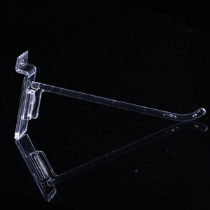 Nhựa trong suốt Apple-Heart hình hiển thị móc cho đồ trang sức siêu thị triển lãm hiển thị với siêu cửa hàng khe cắm - Product Image 6