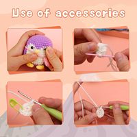 El yapımı DIY kiti De tığ Amigurumi tığ oyuncaklar penguen bebek başlayanlar için ev dekorasyon tekstil ve kumaş el sanatları