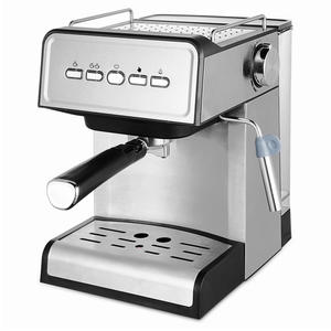Máquina de <span class=keywords><strong>Espresso</strong></span> Semiautomática Italiana <span class=keywords><strong>Manual</strong></span> de 15 Bares y 1.6L con Control de Temperatura, Espumador de Leche, Carcasa de Plástico - Diseño Moderno - Product Image 6