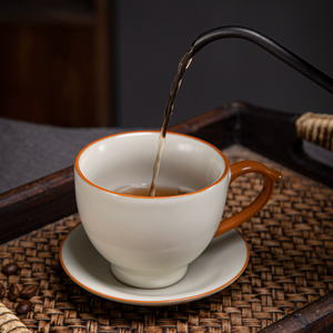 Wholesale 70ml 270ml <b>Espresso</b> Cappuccino Colored Matte Surface Ceramic Custom Logo Porcelain Coffee <b>Cup</b> and Saucer - Product Image 2