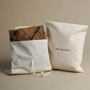 Sac de beauté en coton recyclable de luxe pour vêtements Cadeaux Impression de logo personnalisé Sac à main Recyclable Sac de maquillage écologique - Product Image 4