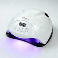 Lampe UV professionnelle sans fil SUN X7 PLUS pour séchage rapide et indolore des ongles en gel, portable, en plastique, pour usage domestique
