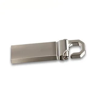 Hook key metal golden silver usb flash drive 16gb USB Memory Stick2.0 128GB Waterproof Pendrive Memoria Thumb Drive