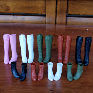 ¡Novedad de 2024! Sandalias de tacón alto de estilo mixto, botas coloridas surtidas para 1 | 6 30CM, colección de zapatos de muñeca, botas de supermodelo - Product Image 1