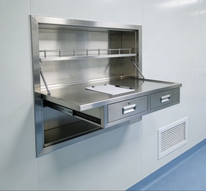 Table d'écriture intégrée en acier inoxydable Mingrui pour salle d'opération hospitalière avec surface antibactérienne - Product Image 4