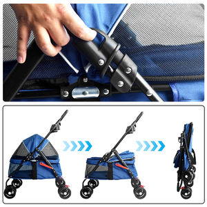 Keranjang penyimpanan Liner tidak dapat dilepas lipat mudah kustom keranjang mobil kereta anjing peliharaan - Product Image 5