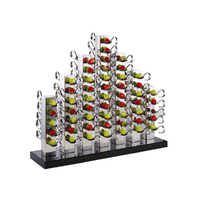 Buffet Traiteur Décorations Buffet De Luxe Or En Acier Inoxydable Buffet Présentoir De Nourriture Spirale Cocktail Stand pour La Fête De Mariage