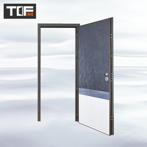 Porte de sécurité en acier galvanisé simple, design moderne et élégant en acier inoxydable, pour la maison, Indonésie - Product Image 2