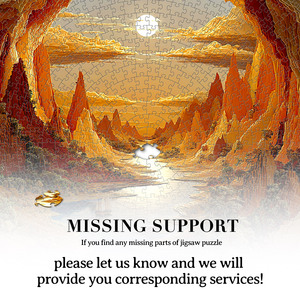 Souhoney Sunset Forest Lake View - Rompecabezas de cartón a todo color de 1000 piezas con laminación mate/brillante para decoración de pared o recuerdo - Product Image 5