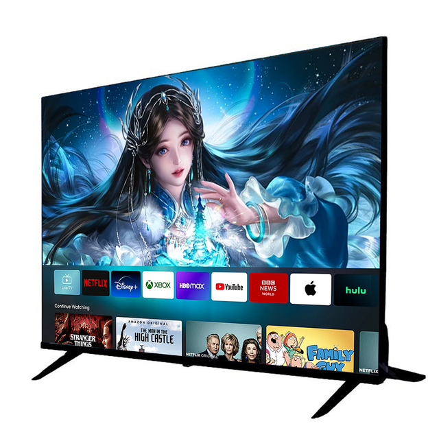 LED TV 43 Inch 4K Smart Television Plasma TV24/32/50/55/65/75/85/100/110 Inch Android 15 TV with Voice Remote Control
