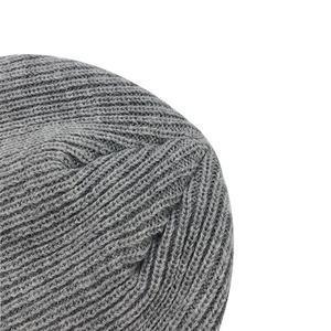 Topi Beanie Dewasa 100% Rami Topi Musim Dingin Dengan Label Tenun - Product Image 4