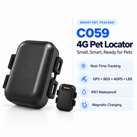Récepteur GPS C059, traceur GPS pour animaux de compagnie, chiens, chats, étanche IP67, suivi en temps réel, clôture électronique, charge magnétique, application gratuite