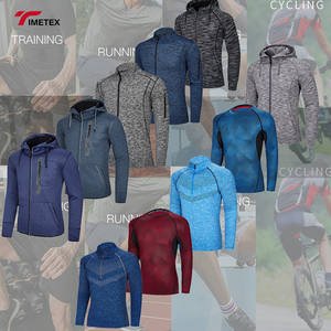 थोक शरद ऋतु पुरुषों फैशन 4Pcs सेट Tracksuit पुरुषों जिम चड्डी खेलों संपीड़न पैंट शर्ट शीर्ष लंबी आस्तीन जैकेट सूट - Product Image 6