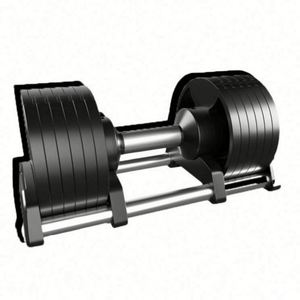 Ensemble d'haltères réglables en fonte électroplaquée de haute qualité MR, 2,5-80 kg, noir, universel, pour salle de sport - Product Image 1