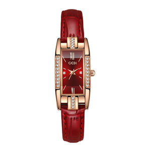 Montre élégante carrée pour femme, style tendance pour étudiantes, fine et étanche, à quartz - Product Image 5