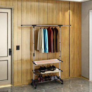 Supports multifonctionnels <span class=keywords><strong>en</strong></span> acier inoxydable pour lingerie et vêtements d'extérieur Support d'affichage pour la maison Salon Convient - Product Image 4