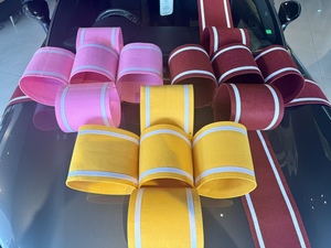 Gros personnalisé extérieur énorme rouge Super arcs Promotion gros cadeaux arc noël géant voiture arc décoratif - Product Image 5