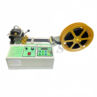 Usine Corte De Tecido Angle Automatique Étiquette Sangle Ceinture Pvc Sangle Ruban Chaud Ruban Cutter Machine De Découpe