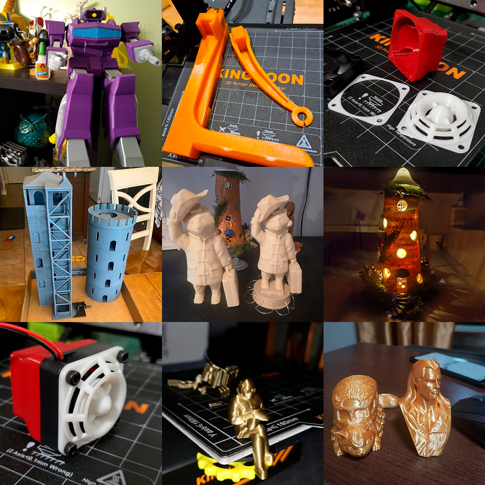 kingroon kp3s 3dプリンター180*180*180mm diy 3d印字機imprimante 3d