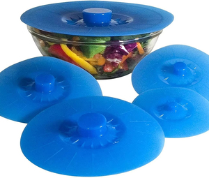 Hot Sale Bpa-free Food Grade Silicone Bowl <b>Lids</b> <b>Microwavable</b> Reusable Suction Seal Covers for Bowls Pots Cups Cookware Parts - Product Image 6