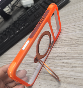Étui de téléphone portable antichoc à protection intégrale 360° avec béquille magnétique rotative en métal pour 17/18 - Product Image 5